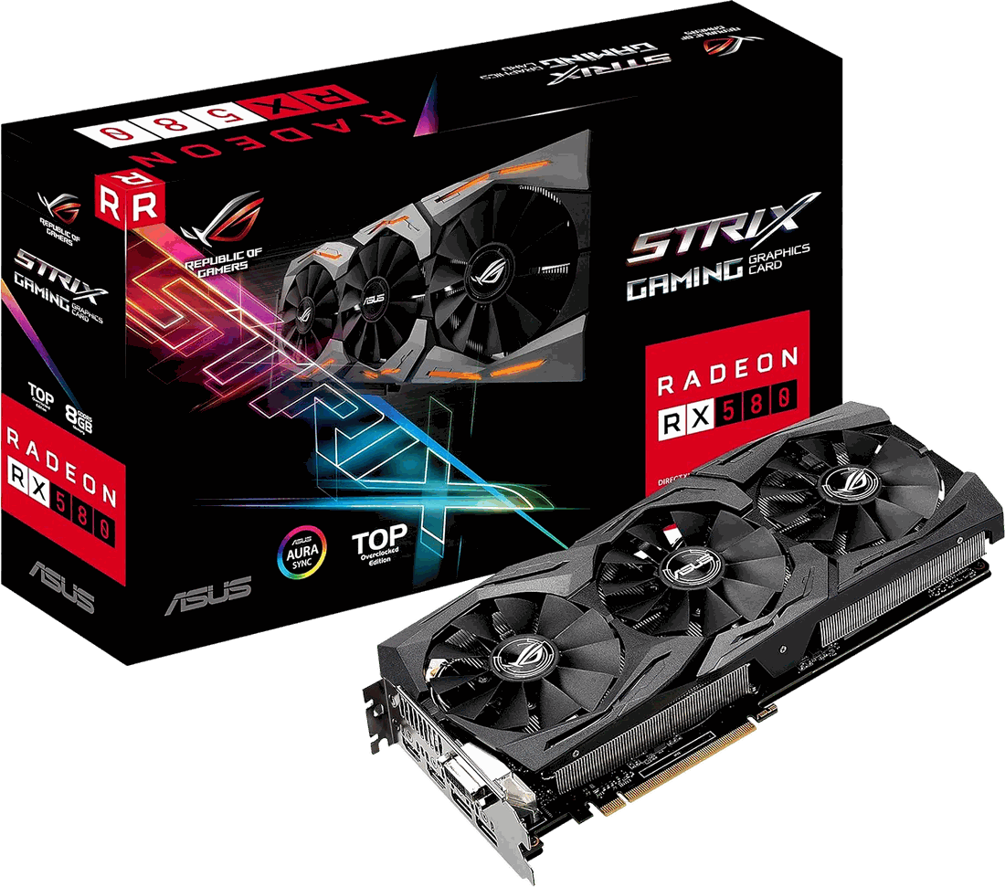 ASUS ROG STRIX RX 580 T8G Gaming (TOP OC)