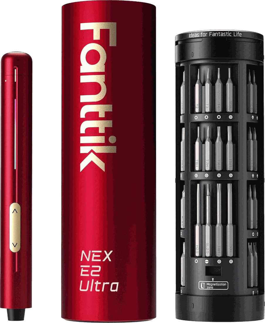 Fanttik NEX E2 Ultra precision driver — our build tool